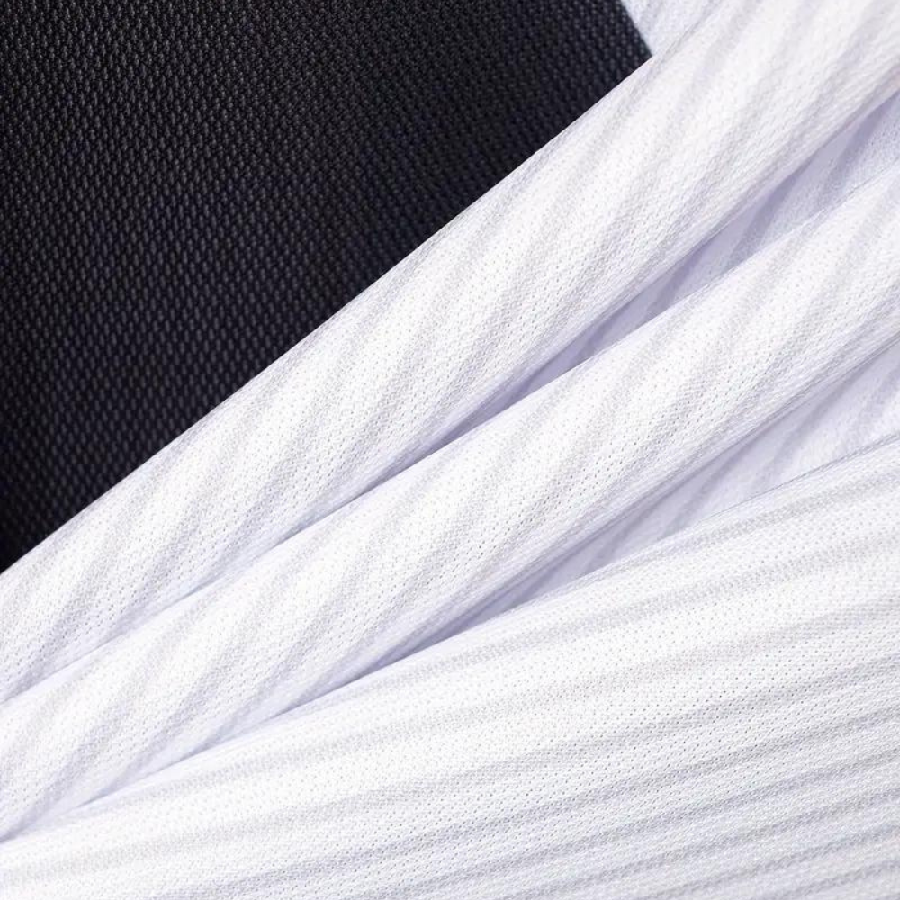 Levoire | Polo À Rayures Élégantes Avec Manches Courtes Et Fermeture Éclair Pour Hommes