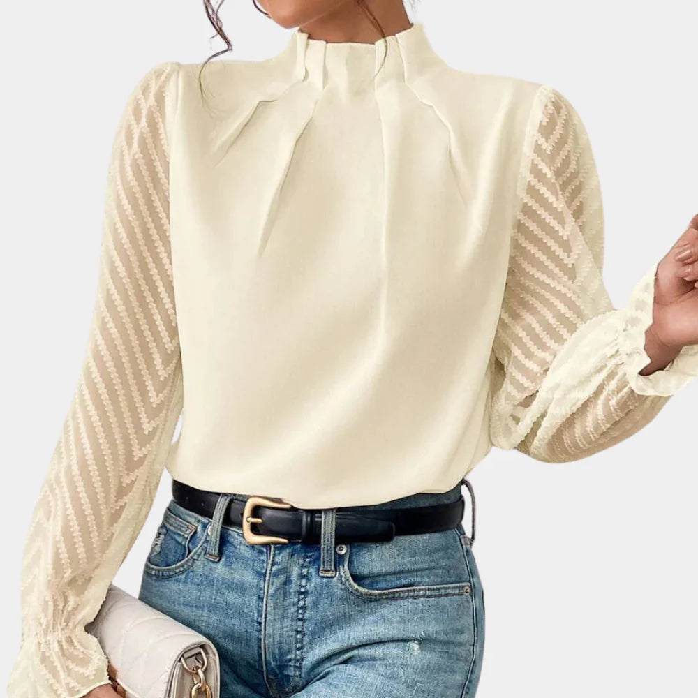 Levoire | Chemise En Chiffon Délicate Beige