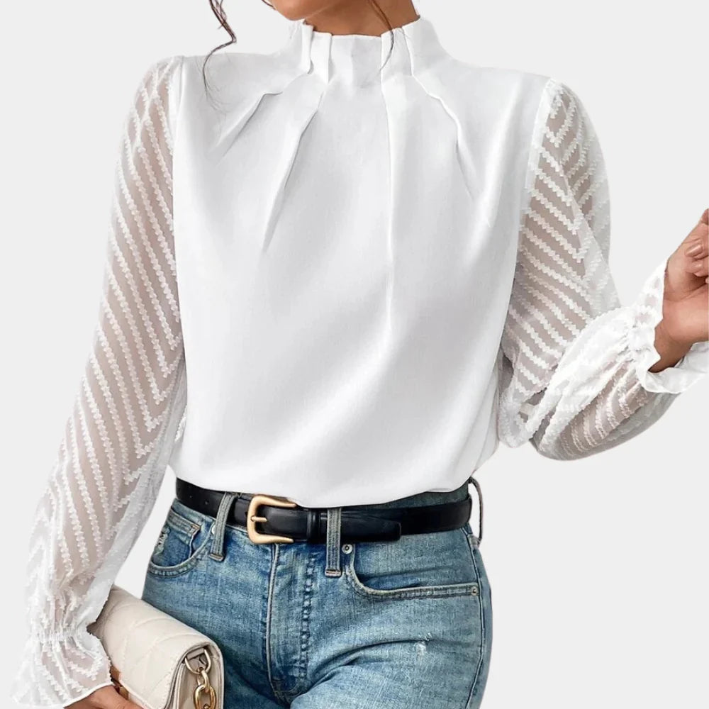 Levoire | Chemise En Chiffon Délicate Blanc