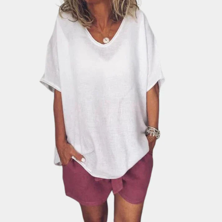 Levoire | Un T-Shirt Surdimensionné Pour Femmes Blanc