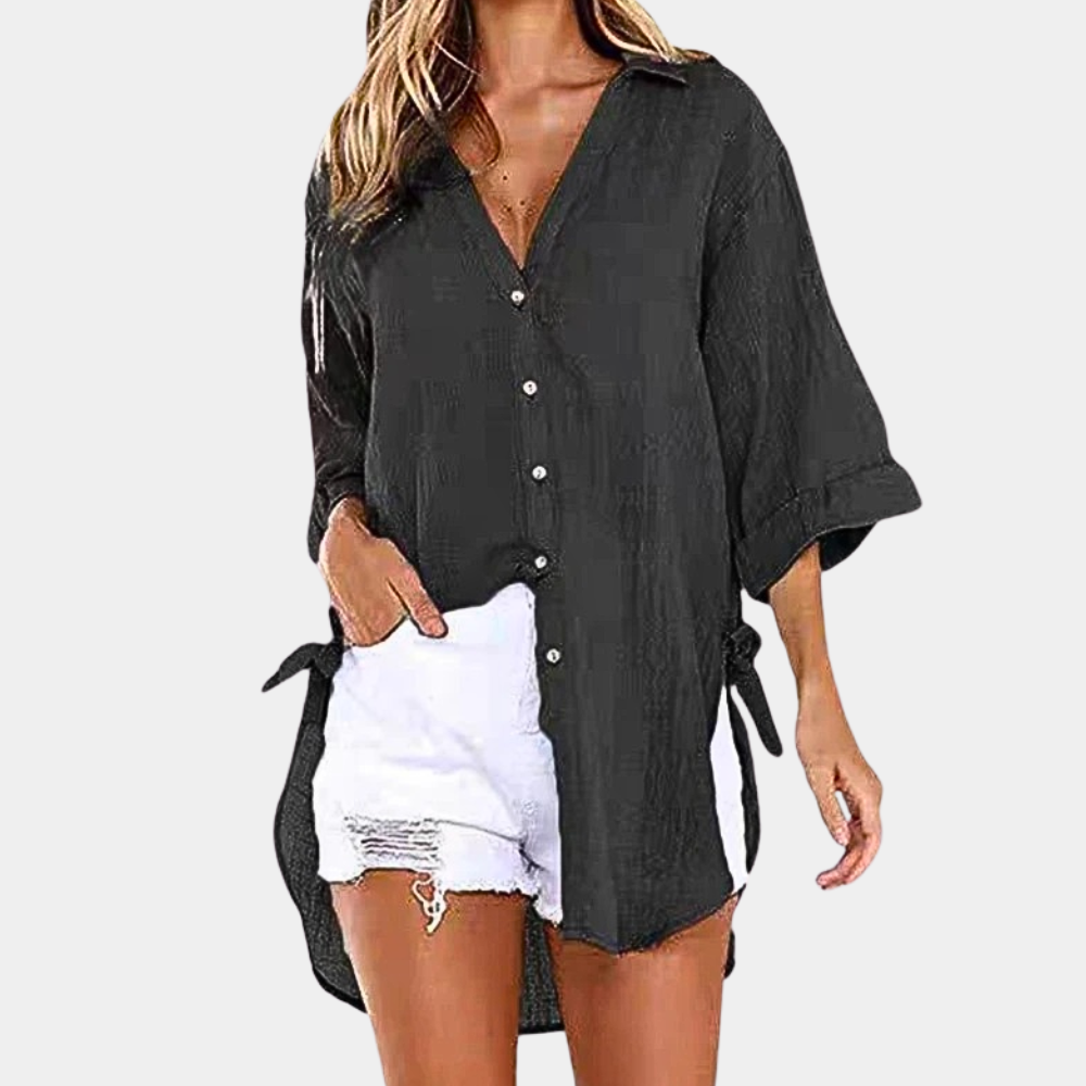 Levoire | T-Shirt Décontracté Pour Un Ajustement Relax Noir