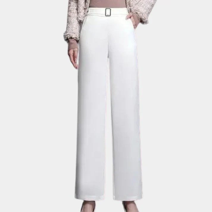 Levoire | Pantalons Confortables Pour Femmes Blanc