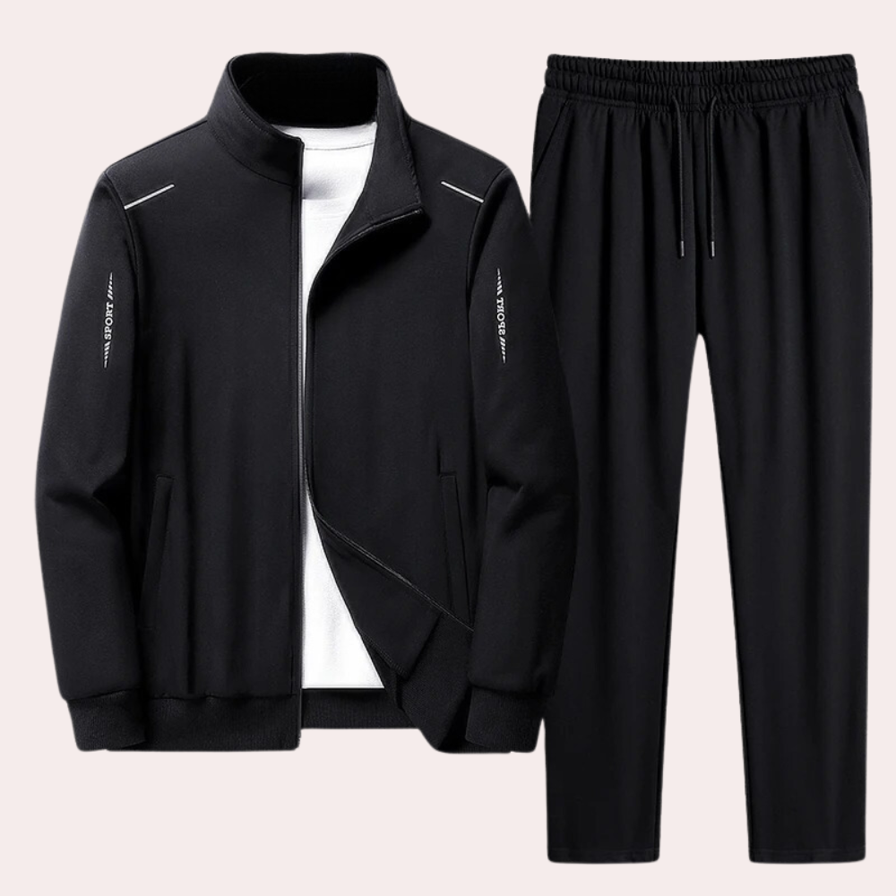 Levoire | Ensemble D'Entraînement Sportif Pour Hommes Noir