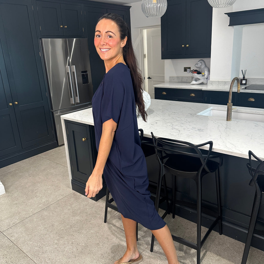 Levoire | Robe Midi Avec Décolleté En V