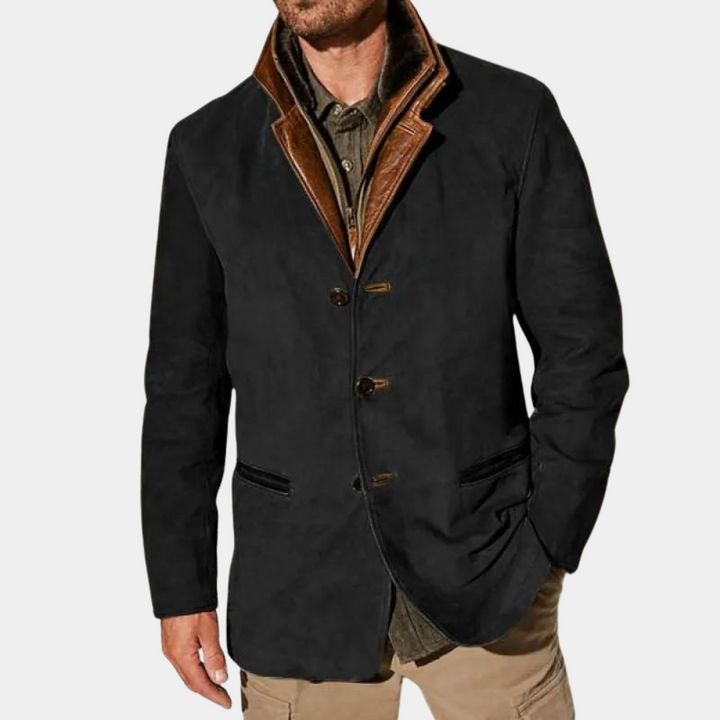Levoire | Veste de transition pour hommes Noir