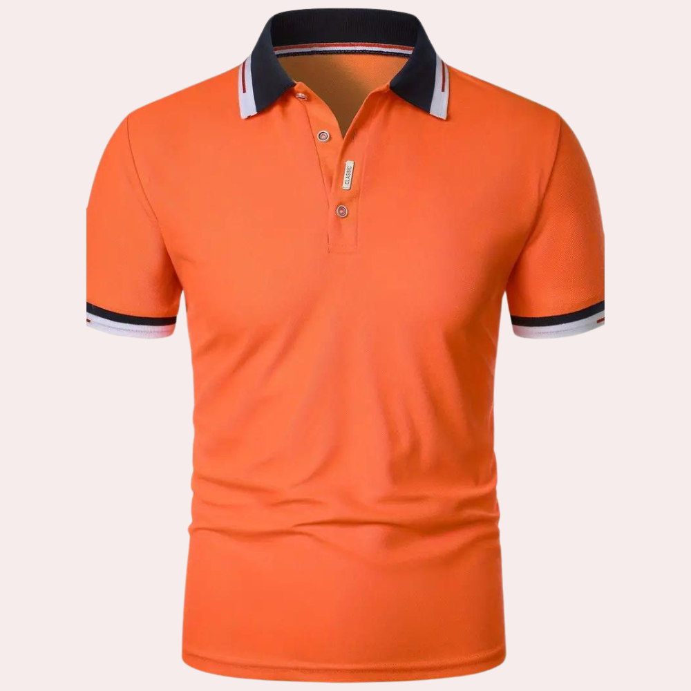 Levoire | Chemise Polo Slim Fit À Manches Courtes