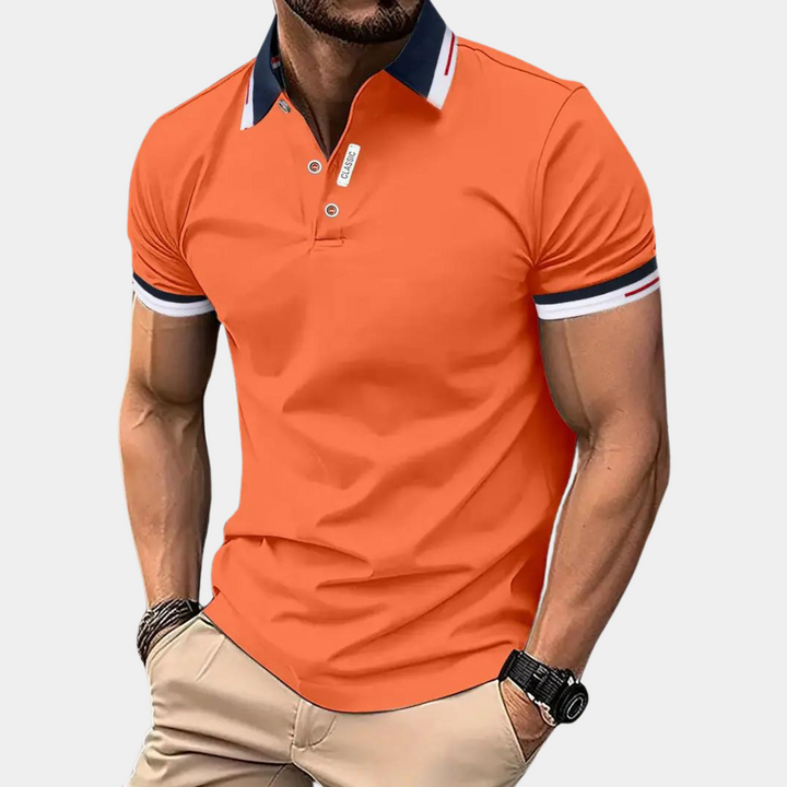 Levoire | Chemise Polo Slim Fit À Manches Courtes