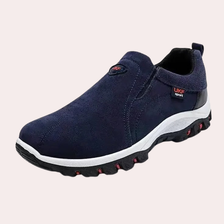 Levoire | Chaussures Slip-On Pour Hommes Confortables & Tendance Semelles Antiderapantes Bleu foncé
