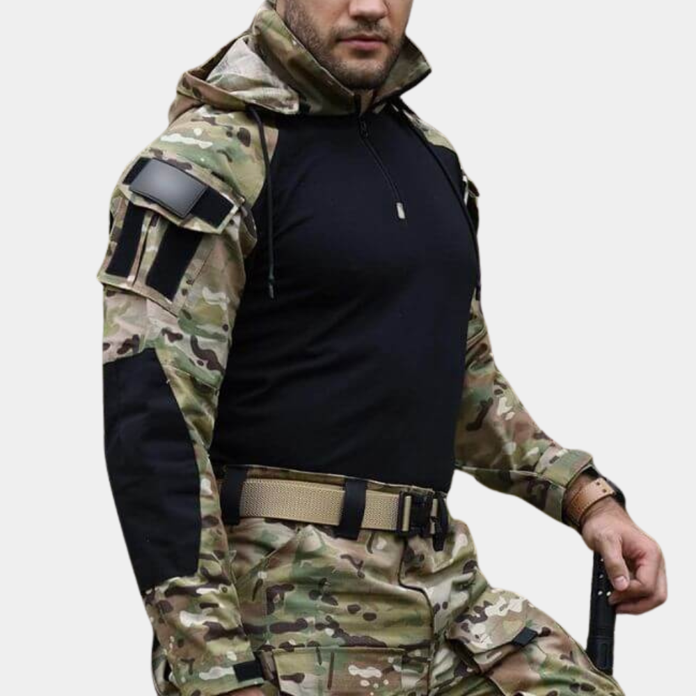 Levoire | Sweat À Capuche Camouflé Tactique Pour Hommes Camouflage