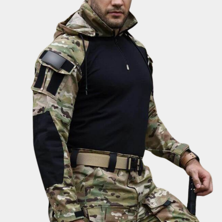 Levoire | Sweat À Capuche Camouflé Tactique Pour Hommes Camouflage