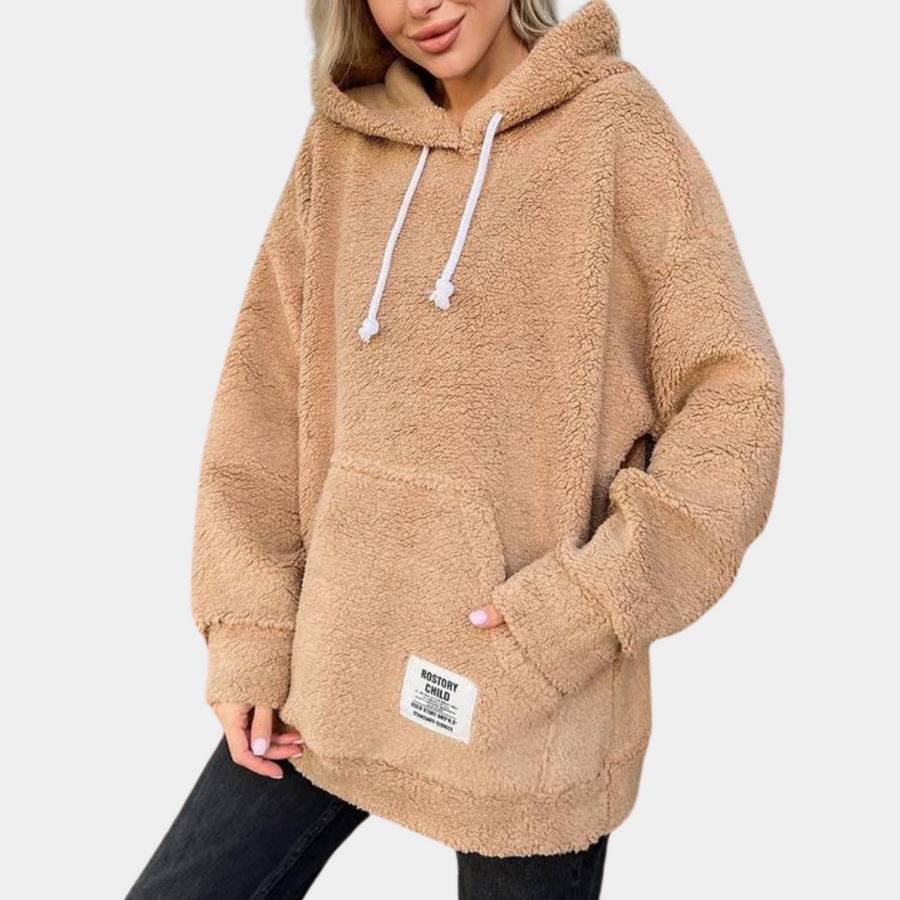 Levoire | Un Hoodie Chaud Pour Femmes Khaki