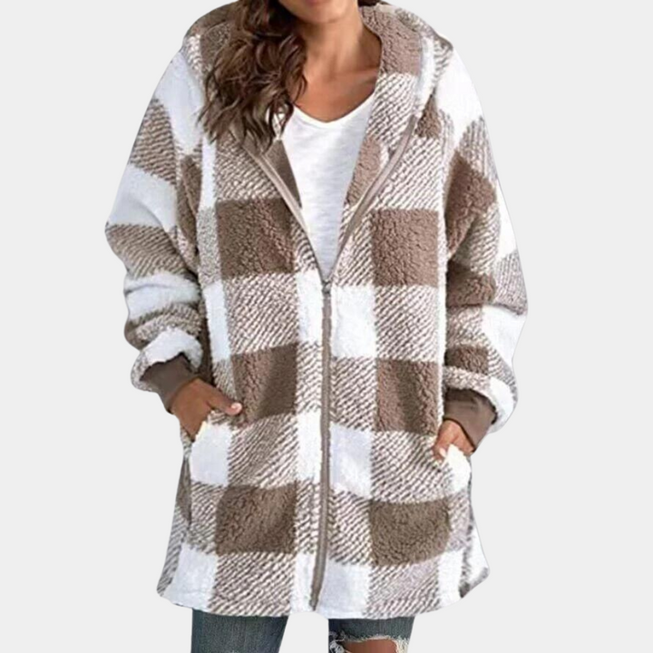 Levoire | Sweat à capuche ajusté et élégant Kaki