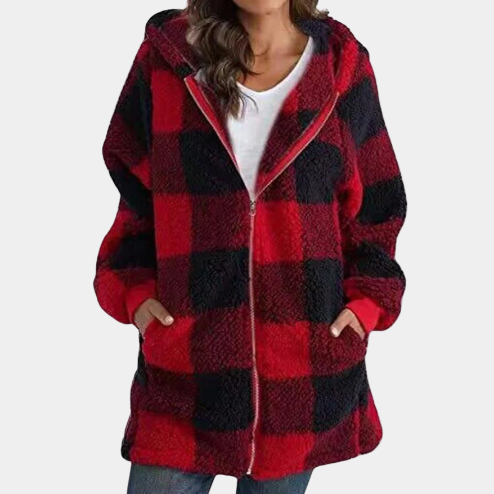 Levoire | Sweat à capuche ajusté et élégant Rouge