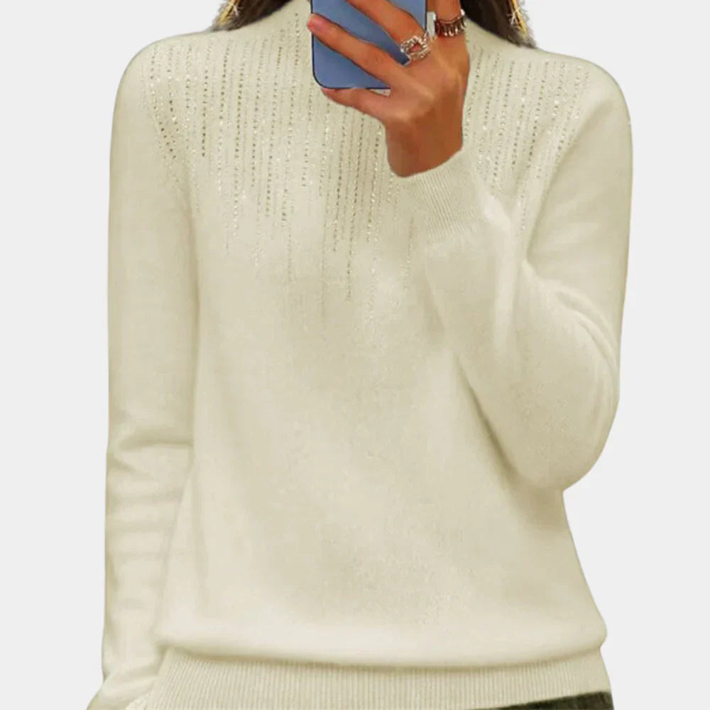 Levoire | Pull Femme Élégant Et Chaud Blanc