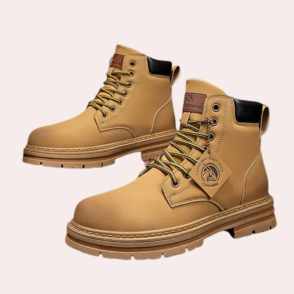 Levoire | Chaussures Pour Hommes Cuir Luxe Elegance Intemporelle Jaune