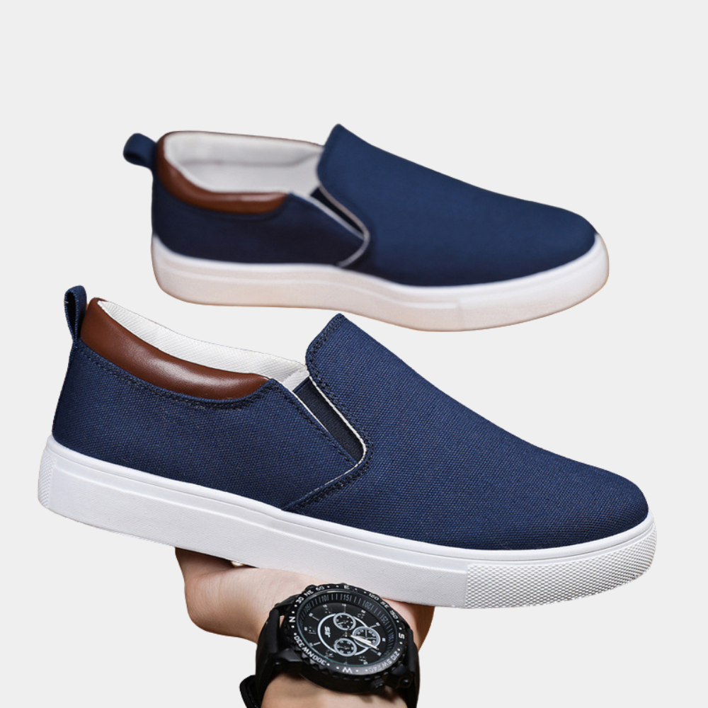 Levoire | Mocassins Pour Hommes Confortables Et Elegants Respirants Bleu