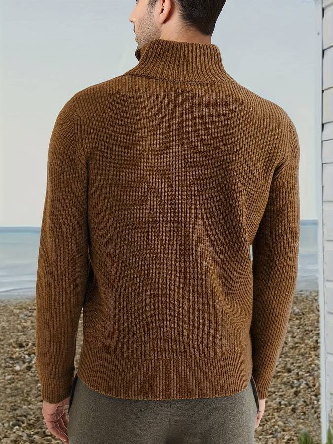 Levoire | Pull Zippé Avec Col Montant Et Style