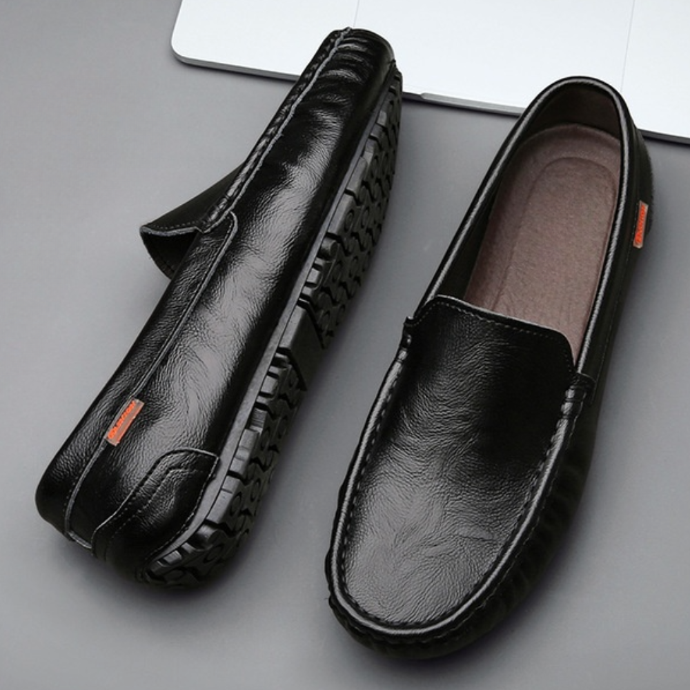 Levoire | Chaussures En Cuir Pour Hommes Levoire | Chaussures À Enfiler Confortables Design Intemporel