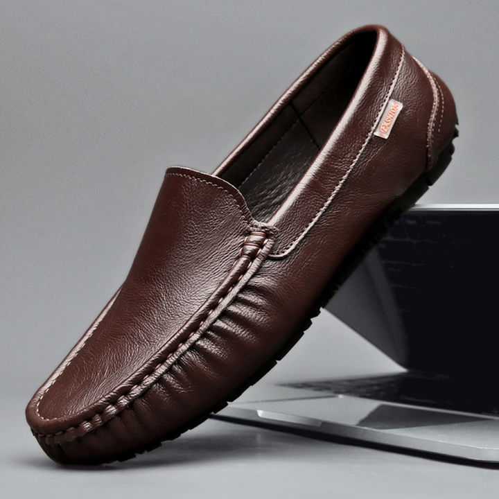 Levoire | Chaussures En Cuir Pour Hommes Levoire | Chaussures À Enfiler Confortables Design Intemporel