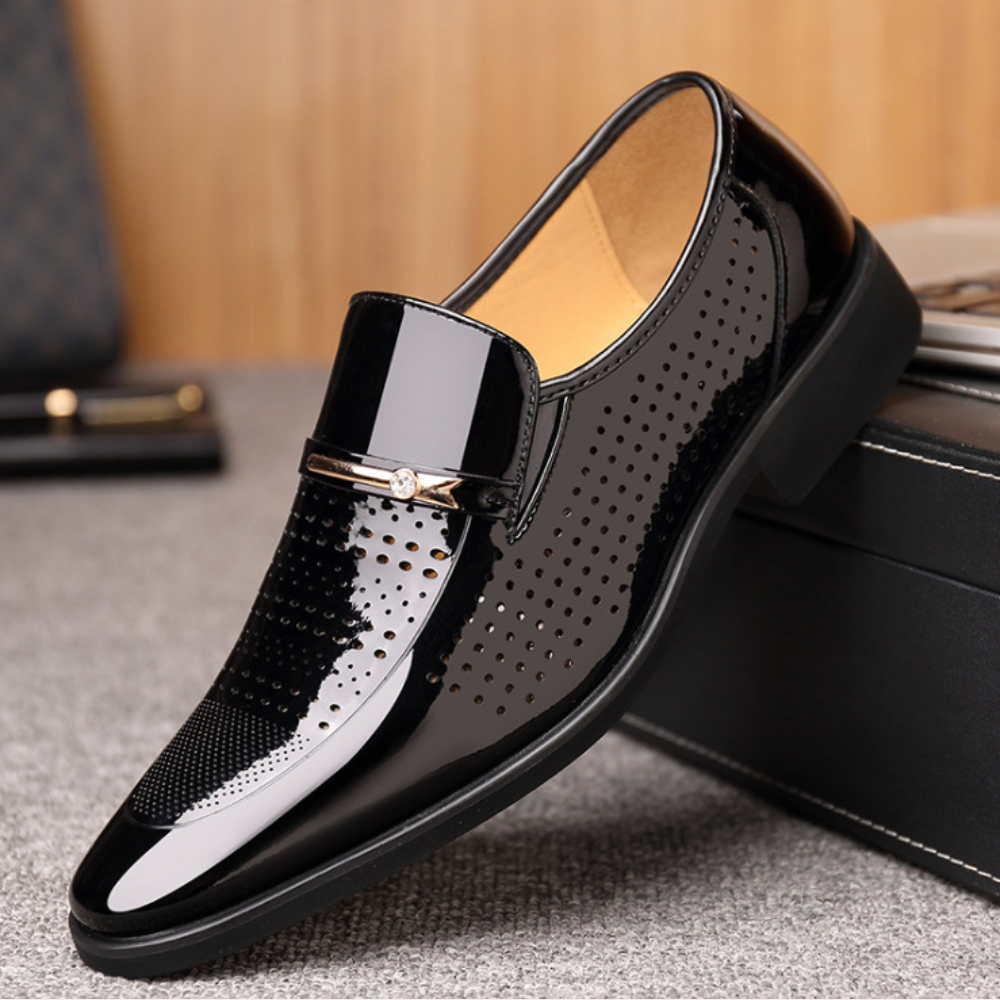Levoire | Chaussures Pour Hommes Levoire | Chaussures D'Affaires De Luxe Cuir De Haute Qualite Noir