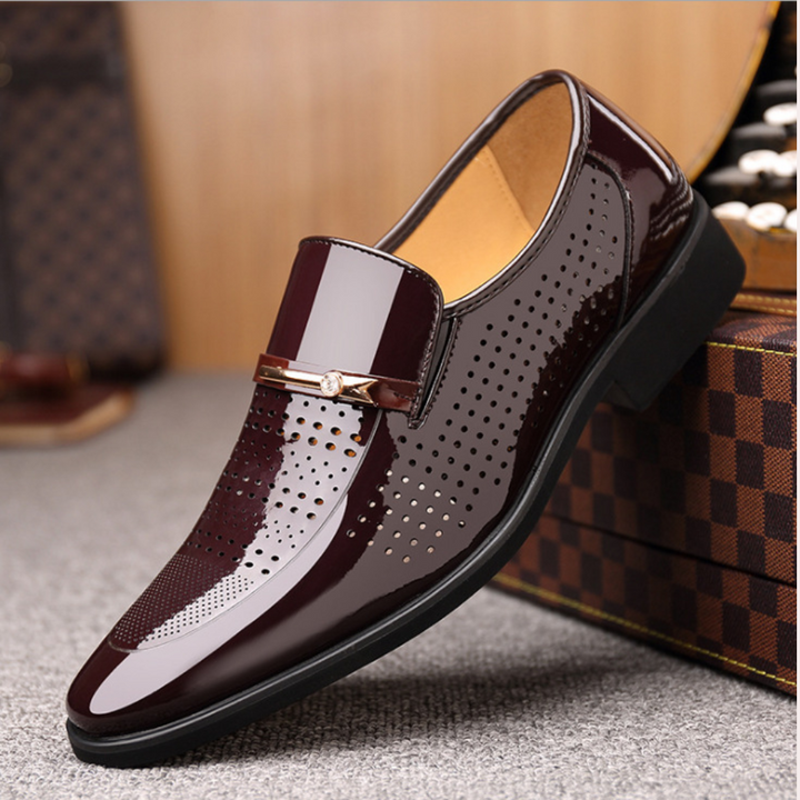 Levoire | Chaussures Pour Hommes Levoire | Chaussures D'Affaires De Luxe Cuir De Haute Qualite Brun 44