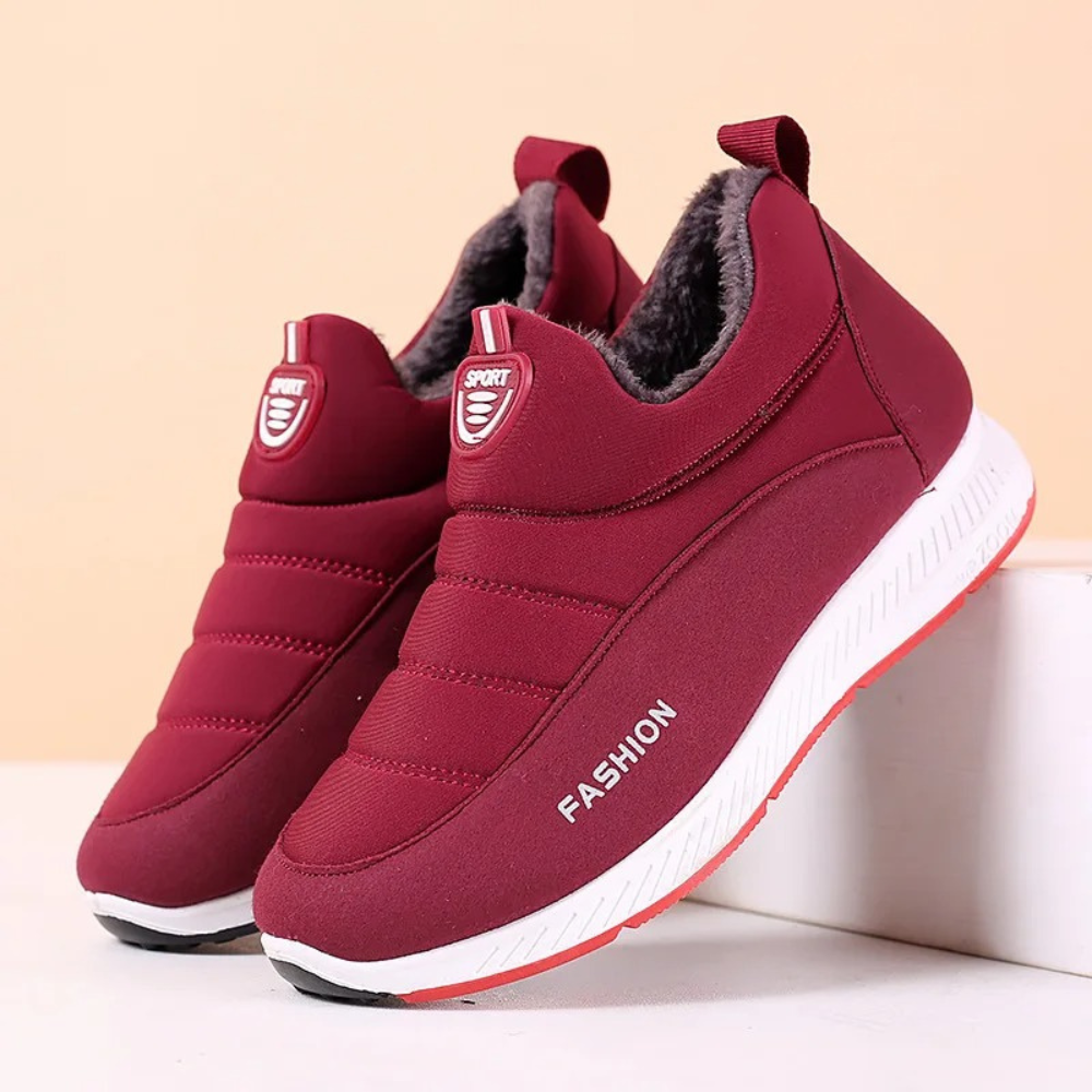 Levoire | Baskets Imperméables Femme au Style Élégant et Confort Durable Rouge