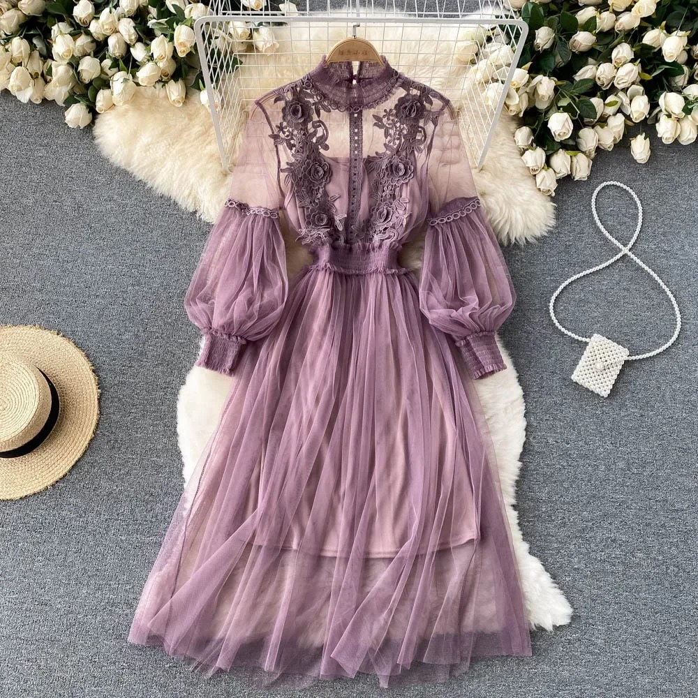 Levoire | Robe Fleurie Lila
