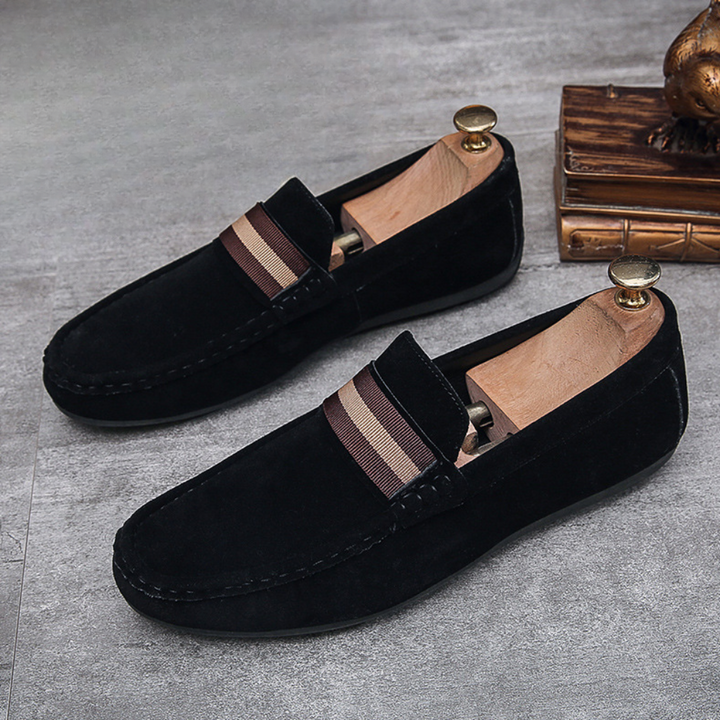 Levoire | Mocassins Pour Hommes Slip-On De Luxe Confortable & Elegant Noir 47
