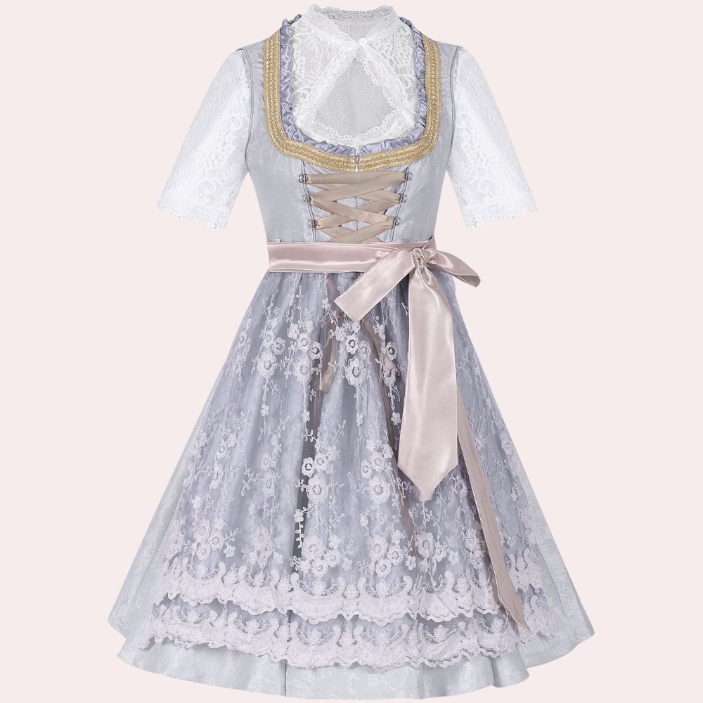 Levoire | Robe Oktoberfest Élégante Pour Femmes Gris