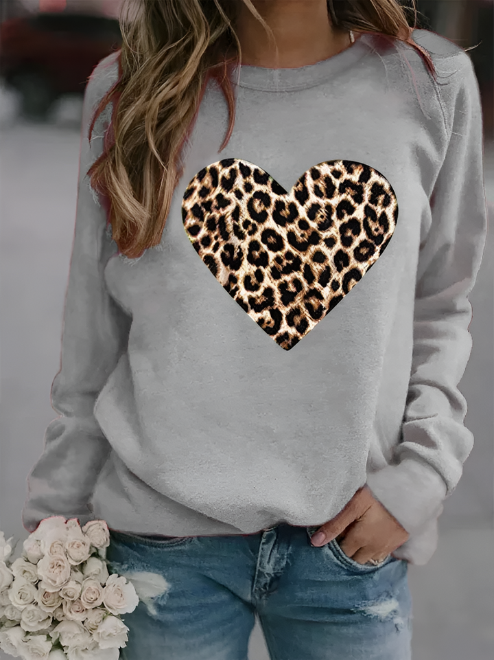 Levoire | Sweat À Motifs D'Animaux Gris