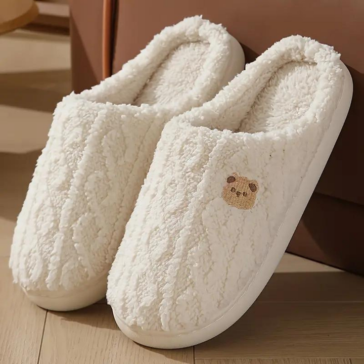Levoire | Pantoufles Confortables Douces Pour Femmes Blanc