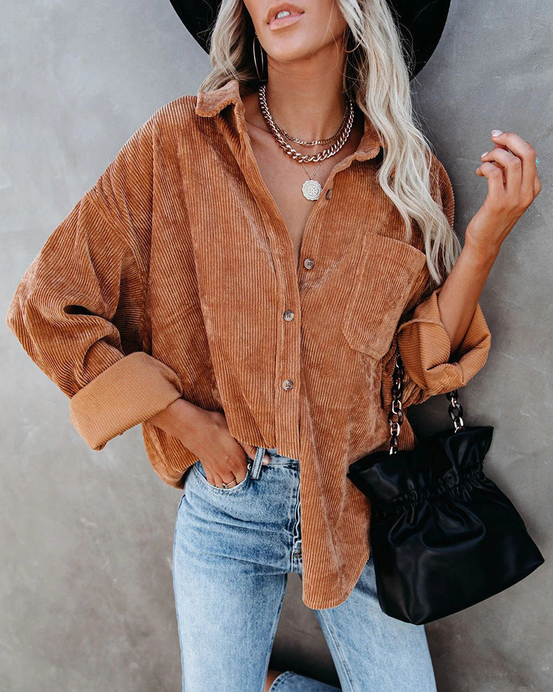 Levoire | Chemise Premium Pour Femmes Caramel