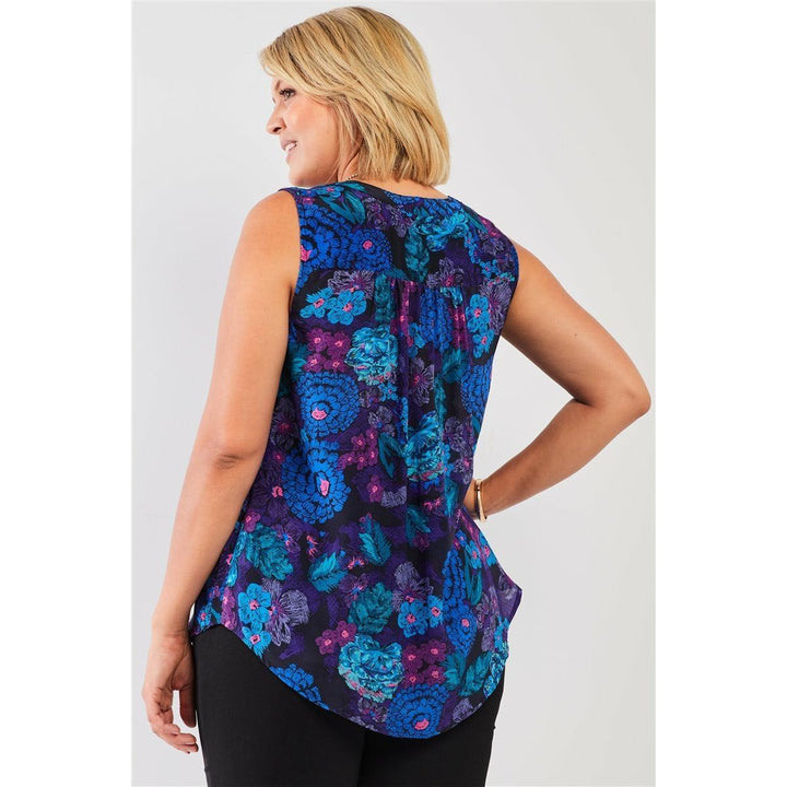 Levoire | Jean Patchwork Palmiers Bleus En Denim