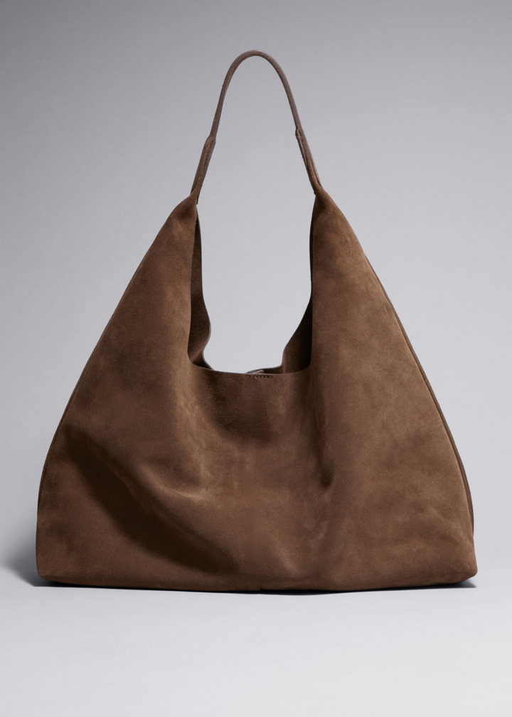 Levoire | Sac À Épaule En Daim Synthétique Braun