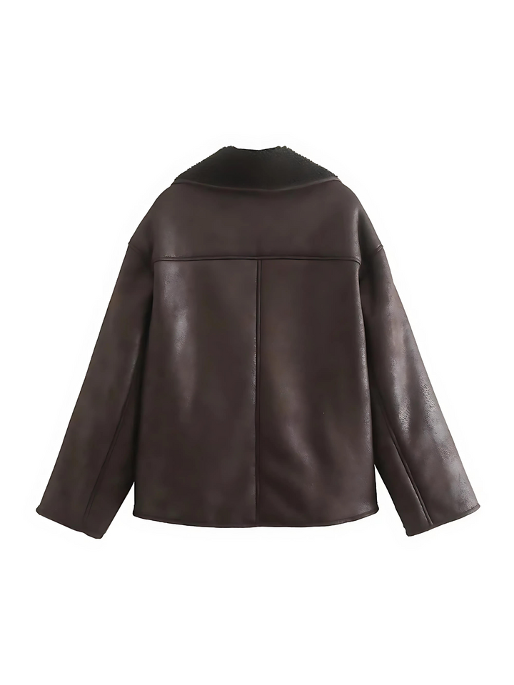 Levoire | Veste En Cuir Synthétique Chaude