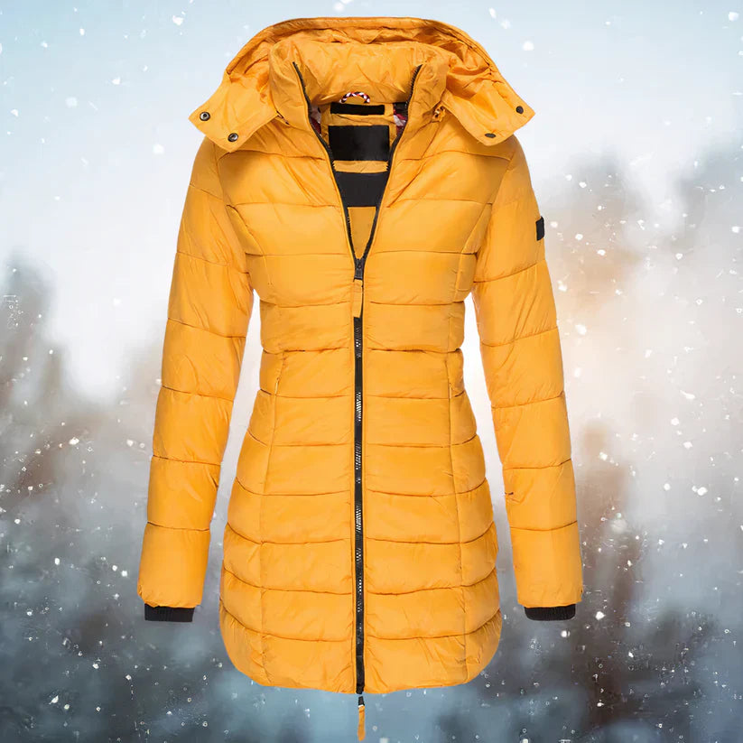 Levoire | Manteau Élégant Chaud Jaune