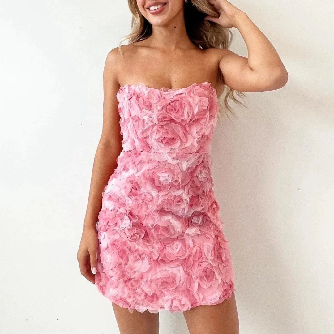 Levoire | Robe Élégante Sans Manches Rose Clair Pour Femmes