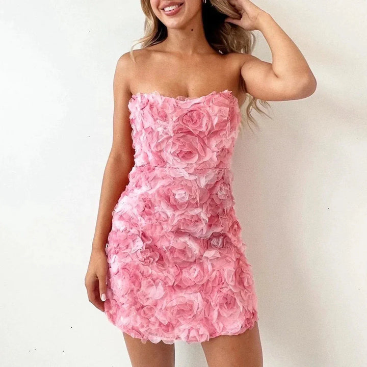 Levoire | Robe Élégante Sans Manches Rose Clair Pour Femmes