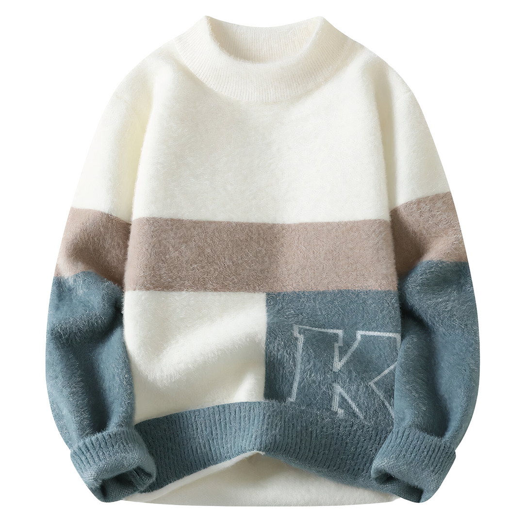 Levoire | Pull En Laine Pour Hommes Blanc