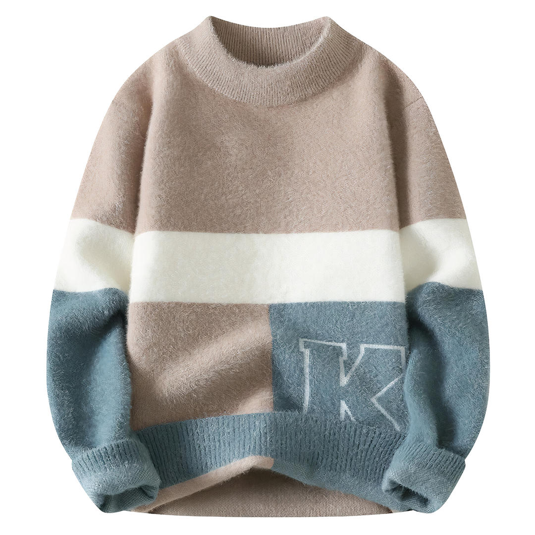 Levoire | Pull En Laine Pour Hommes Khaki