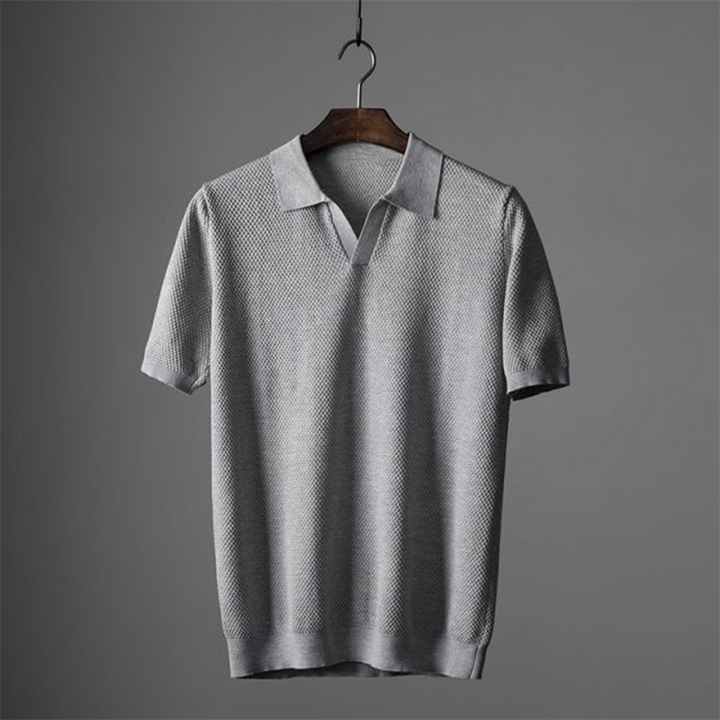 Levoire | Strukturiertes Polo Gris