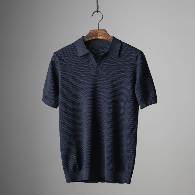Levoire | Polo en coton Bleu foncé