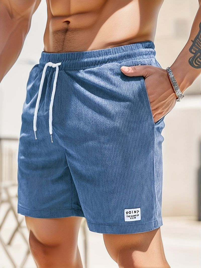 Levoire | Pantalons Courts Ajustables Avec Lacets Bleu clair