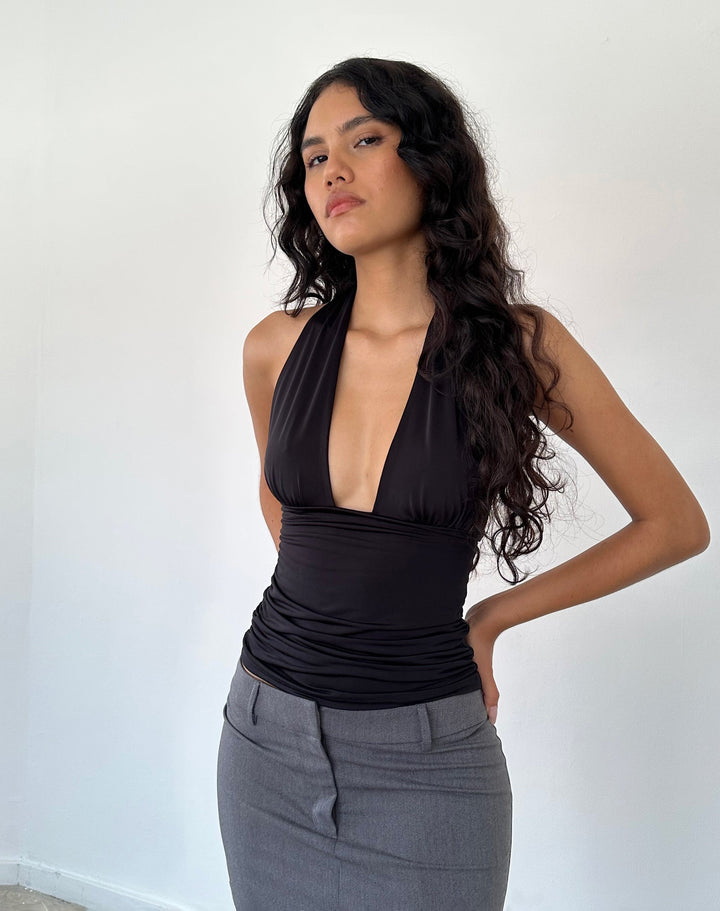 Levoire | Haut-Top À Décolleté En V, Avec Un Profond Décolleté En V