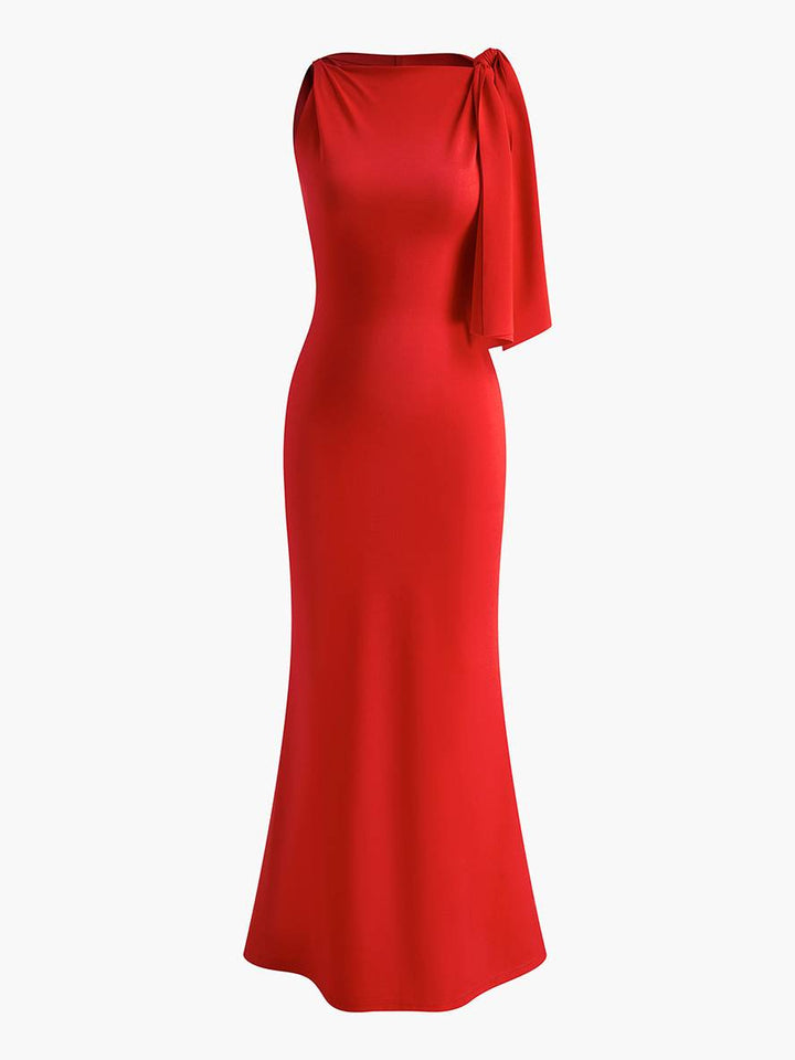 Levoire | Robe De Soirée Sans Manches À Épaules Dénudées Élégante Pour Fête D'Anniversaire