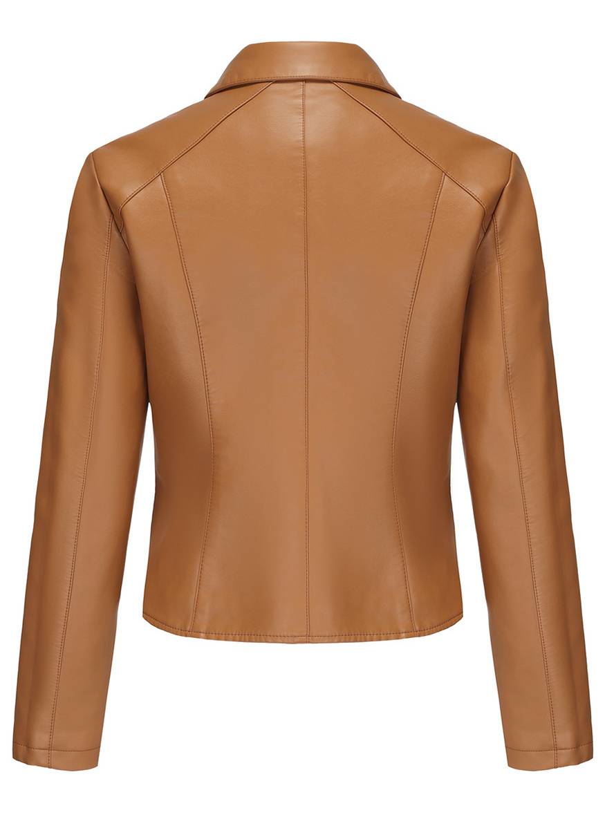 Levoire | Veste Courte Parfaite En Simili Cuir Avec Boutons Pression Et Clous, Col À Revers, Manches Longues, Mode De Loisirs Pour Femmes, Veste D'Automne