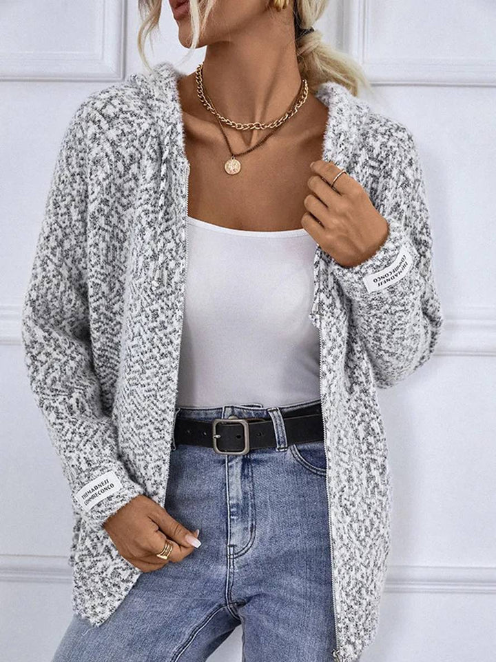 Levoire | Hoodie-Cardigans Avec Fermeture Éclair Manches Longues Femmes Décontracté Veste Ample