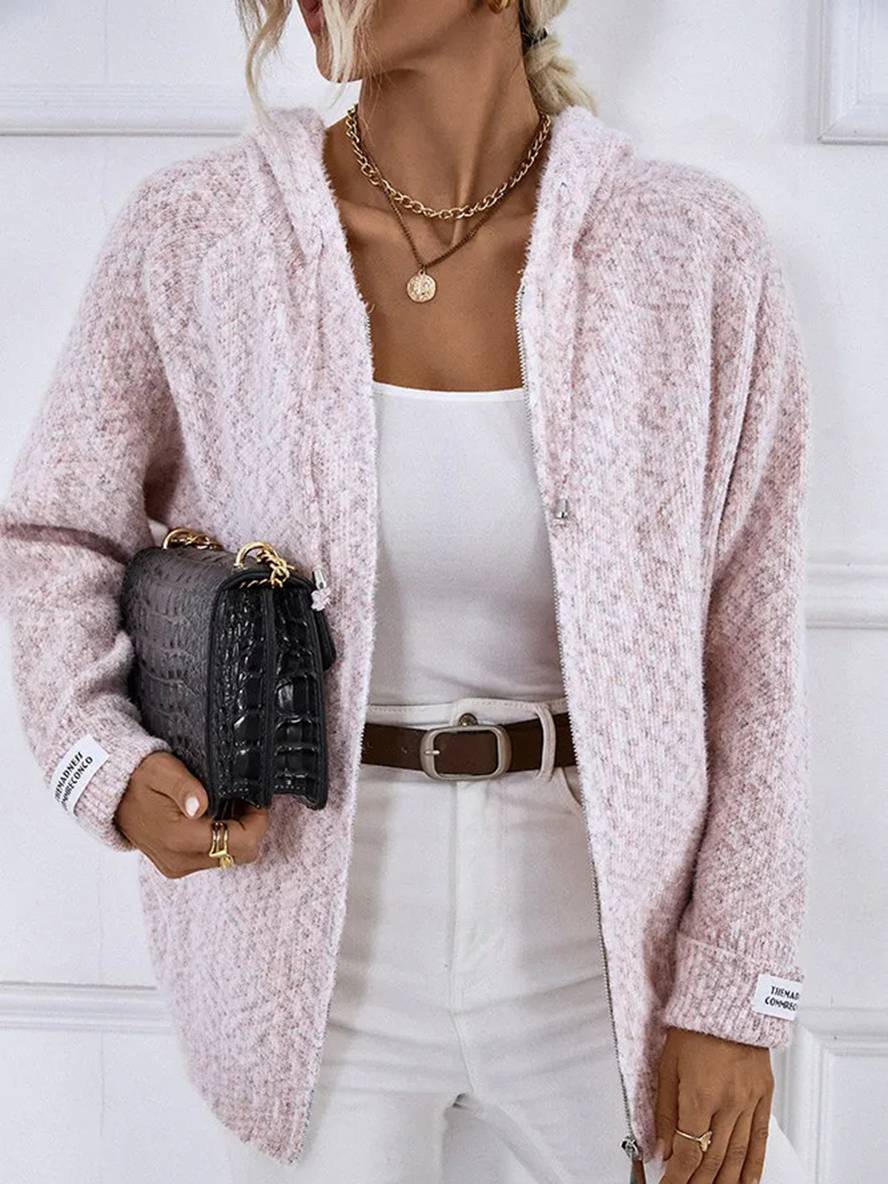 Levoire | Hoodie-Cardigans Avec Fermeture Éclair Manches Longues Femmes Décontracté Veste Ample