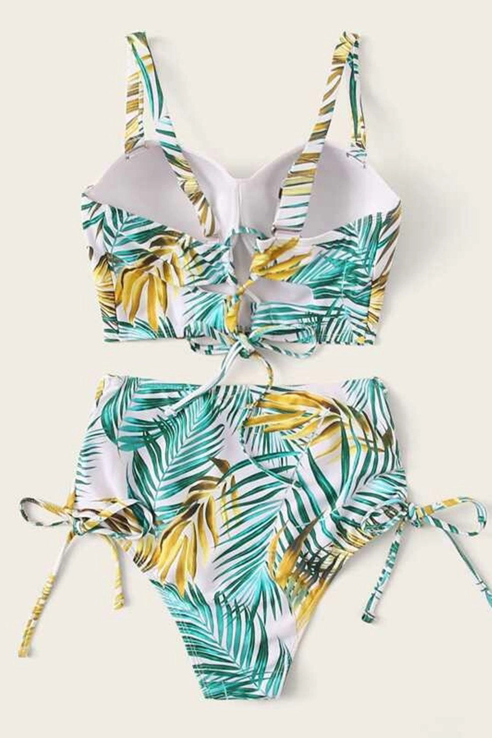 Levoire | Blatt Bustier Taille Haute Bikini Maillot de Bain