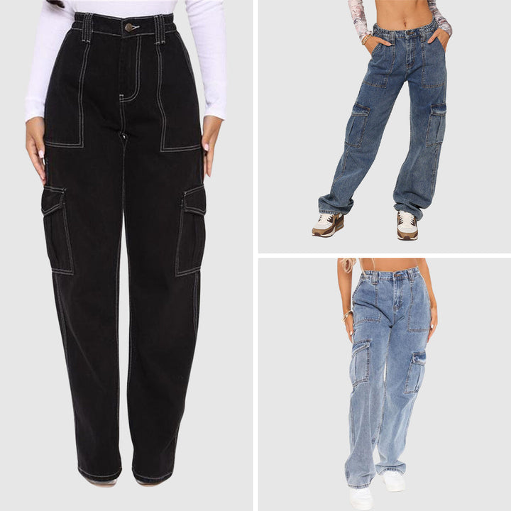 Levoire | Pantalons Cargo Taille Élastique